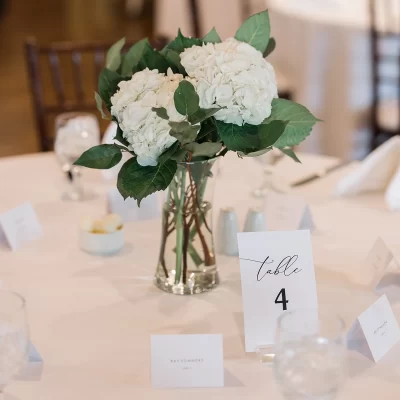 Wedding Decor Rental - Clear Table Number Stands