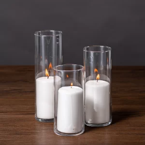 Decor - Pillar Candle Trio 2 - PP - Studio 1 Decor Wedding Decor Rental - Cylinder Trio