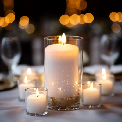 Wedding Decor Rental - Glass Votives