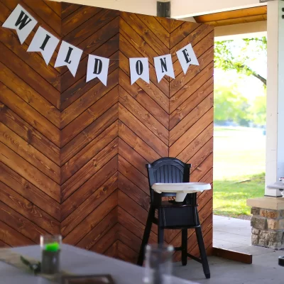 Wedding Decor Rental - Chevron Backdrop